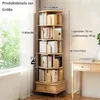 6 Ebenen Drehbares Bücherregal, 360° Drehbares Rundregal Produktbild-Vorschau 13