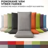 Pillows24 Vankúš na záhradné kreslo -120x50x8 cm / Slivková Náhľad obrázku produktu 4