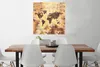 MuchoWow® Poster Weltkarte - Punkte - Farben 75x75 cm - Produktbild-Vorschau 2