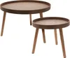 Home & Styling Beistelltisch-Set - 2-teilig - braun - Produktbild-Vorschau 1