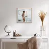 Gerahmtes Poster - Rahmen in heller Eiche - Brennen Mann Produktbild-Vorschau 6