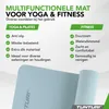 Tunturi Yoga Mat 8mm - Pilates mat - Extra dikke fitness Productafbeelding-voorbeeld 5