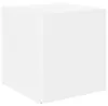 vidaXL Stolik boczny biały 33x33x34,5 cm materiał Podgląd zdjęcia produktu 5