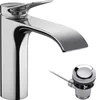 Miscelatore lavabo hansgrohe Vivenis 110 con set di scarico Anteprima dell’immagine prodotto 1