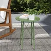Outsunny Gartentisch Ø40 x 50cm, Wetterfest Balkontisch aus Produktbild-Vorschau 2