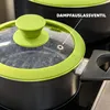 Skleněná poklice se silikonovým okrajem pro hrnce a pánve o Náhled obrázku produktu 6