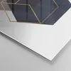 Bilder auf glas - Einteilig - Sechsecke Modern Gold - Produktbild-Vorschau 5