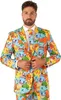A man wearing a colorful Pokémon-themed suit and tie. Anteprima dell’immagine prodotto