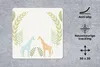 MuchoWow® Mauspad Mousepad Illustration von Giraffen und Produktbild-Vorschau 2
