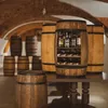 Porte-bouteilles, porte-bouteilles en bois, tonneau en Voir les images du produit 7