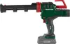 A cordless caulking gun with a battery pack attached, shown against a white background. Produktbild-Vorschau