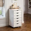 Caisson à roulettes gauche 'Simon' 35 cm Avec 6 tiroirs Voir les images du produit 2