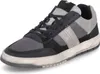 Bullboxer Herren Low Sneaker Schwarz Grau Leder Textil Produktbild-Vorschau 2