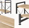 Standregal ‘Skørping’ mit 4 Ablagen Metallgestell 125 x 65 Produktbild-Vorschau 9