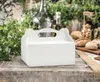 Ozdobne pudełka na ciasto białe 19x14x9cm 10szt Podgląd zdjęcia produktu 3