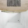 Cabina doccia SONNI 120 x 185 in oro spazzolato, porta Anteprima dell’immagine prodotto 3