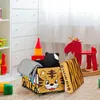 Relaxdays Spielzeugkiste Tiger, HxBxT:32x48x32cm, stabiler Produktbild-Vorschau 2
