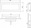 Wandhängender Biokamin 90x40x12 cm Schwarz Strukturmatt Produktbild-Vorschau 9