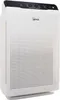 A white air purifier with a black top panel is shown against a white background. Produktbild-Vorschau