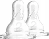 Dr Brown's Silikonsauger Babyflasche Sauger 2er Pack ab 3 Produktbild-Vorschau 3