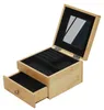 Schmuckschatulle BAMBOO mit Spiegel, 15x15x9,5 cm Produktbild-Vorschau 4