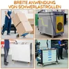 4 Stück 200mm Schwerlastrollen mit Bremse, 2 Universal Rad Produktbild-Vorschau 2