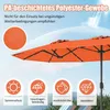 Doppelsonnenschirm mit Ständer, großer Terrassenschirm mit Produktbild-Vorschau 5