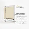 Sonello Plissee Klemmfix ohne Bohren 80cm x 120cm Hellcreme Produktbild-Vorschau 8