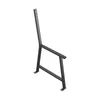 A black metal frame for a bench, shown from a three-quarter angle against a white background. Produktbild-Vorschau