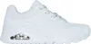 A white Skechers sneaker is shown from the side against a white background. Produktbild-Vorschau