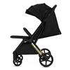 A black stroller is shown in profile against a white background. Produktbild-Vorschau