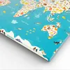 Bild auf Leinwand - Leinwandbild - Geographie Globus Grafik Produktbild-Vorschau 5