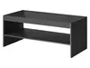 A dark gray coffee table with a ribbed texture on the top and sides, and a lower shelf. Náhled obrázku produktu