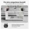 CASARIA® Couchtisch Weiß Holz mit Stauraum 95x55cm Produktbild-Vorschau 5