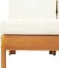 vidaXL Gartensofa mit 1 Armlehne 2-Sitzer Massivholz Akazie Produktbild-Vorschau 7
