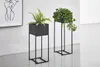 Blumensäule FINA, modernes Design, Metall Schwarz, 25x65 Produktbild-Vorschau 2