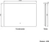 Badspiegel mit Beleuchtung 100×70cm Kalt/Neutral/Warmweiß Produktbild-Vorschau 10