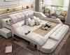 Design Bett XXL Big Betten Leder Polster Hotel 180x200cm Anteprima dell’immagine prodotto 2