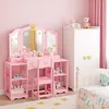FCH Coiffeuse pour enfants Princesse avec tabouret, Voir les images du produit 2