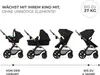 KINDERKRAFT Poussette combinée Moov 2 3in1 Pure Black - Voir les images du produit 4