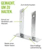 GAH U-profiel, verzinkt, voor inbouw, 91 mm Productafbeelding-voorbeeld 27