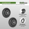 2x Sackkarrenrad PolyurethanRad 260x85 mm 3.00-4 60 mm Produktbild-Vorschau 2