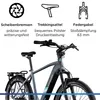 Zündapp X850 Trekking E Bike basaltgrau Produktbild-Vorschau 4