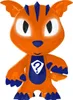 A 3D rendered toy figure of a cartoon character. Voir les images du produit
