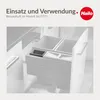 Hailo 2,5 Liter Inneneimer 1129889 dunkelgrau 155 x 110 x Produktbild-Vorschau 3