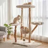 Tribesigns Massiver Katzenbaum aus Holz mit Kratzstämmen, Produktbild-Vorschau 8