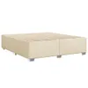The Living Store Bettgestell ohne Matratze Creme 200x200 cm Produktbild-Vorschau 7