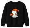 Süßer Halloween Geist Kürbis Pumpkin Spice Gespenst Kinder Produktbild-Vorschau 1