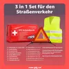 kit de premiers secours 3 en 1 pour voiture - trousse de Voir les images du produit 3