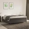 vidaXL Boxspringbettgestell Dunkelgrau 180x200 cm Samt Produktbild-Vorschau 2